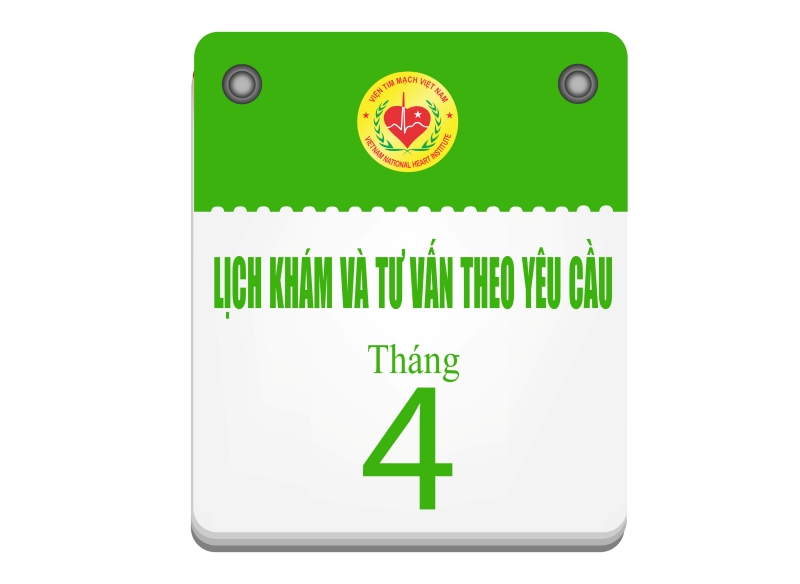 Lịch khám và tư vấn theo yêu cầu tháng 4 - 2026